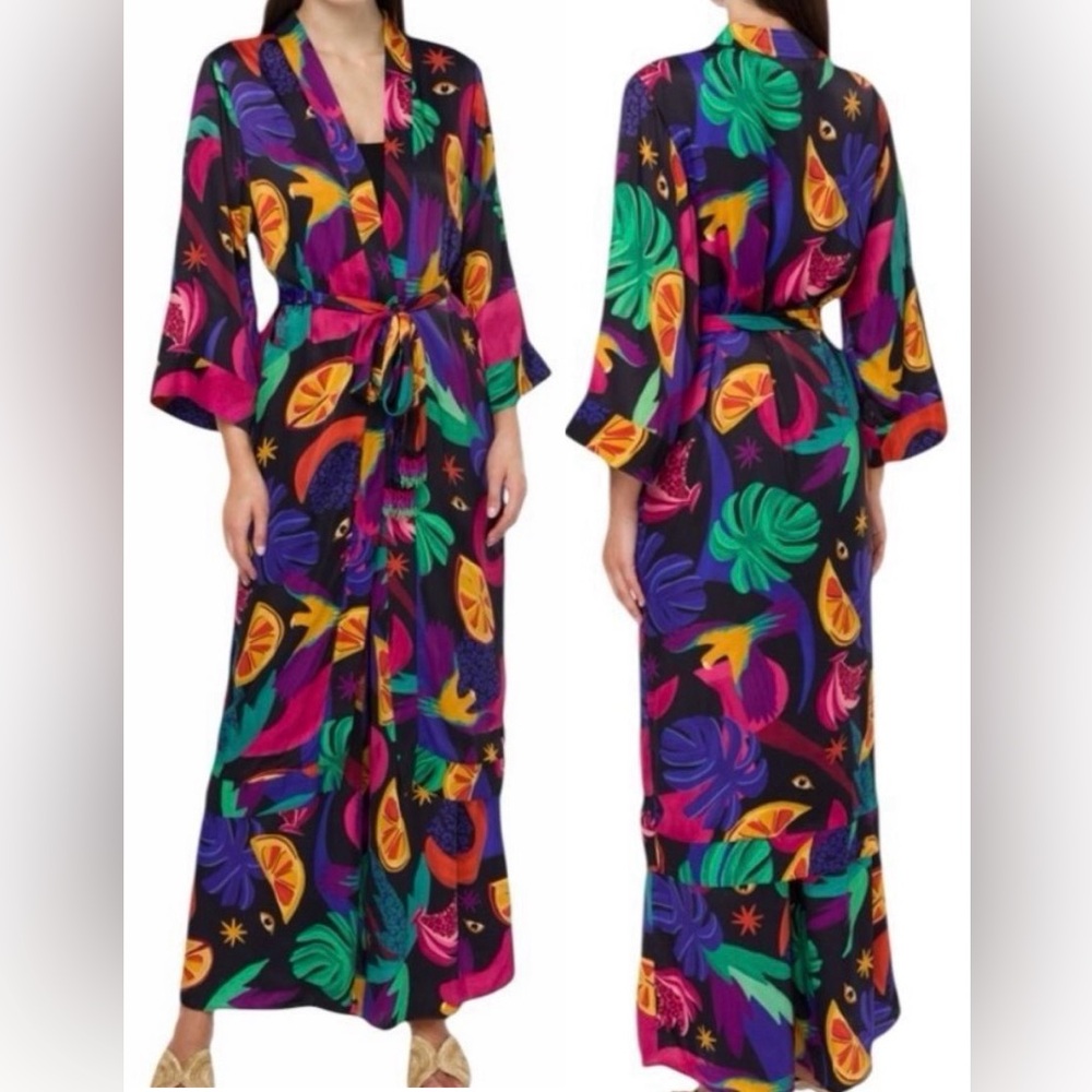 NWT FARM Rio ‘Mystic Jungle’ Wrap Kimono